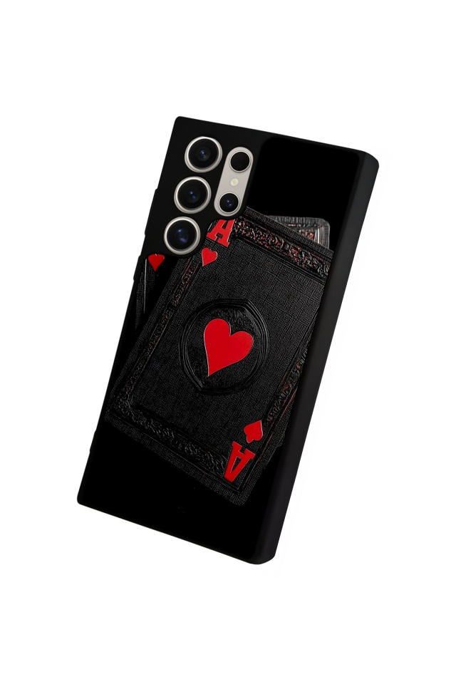 Samsung Galaxy S23 Ultra Uyumlu Kart Tasarımlı Glossy Premium Kılıf