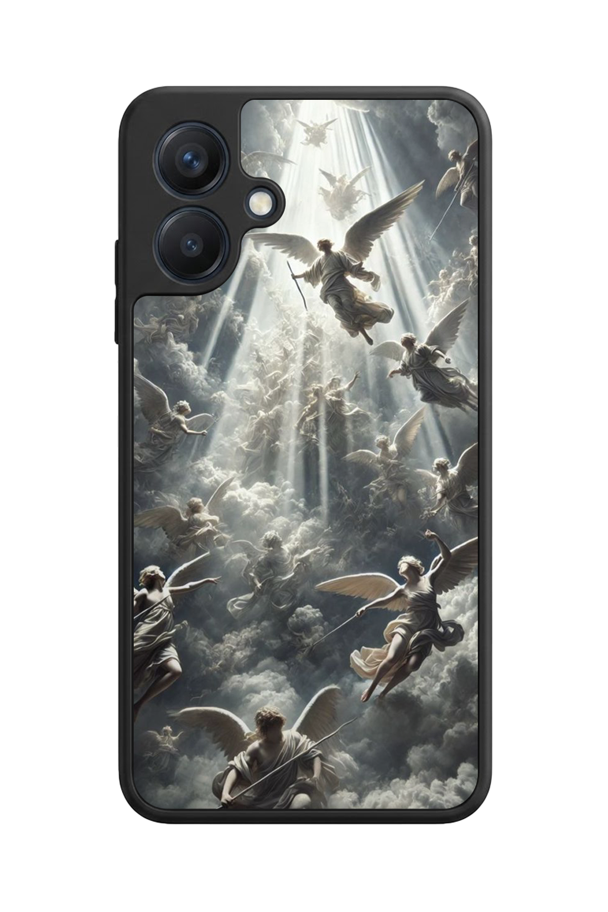 Samsung Galaxy A07 Uyumlu Melek Tasarımlı Glossy Premium Kılıf