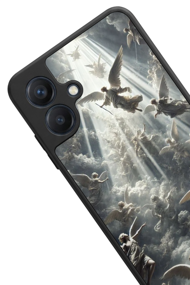 Samsung Galaxy A07 Uyumlu Melek Tasarımlı Glossy Premium Kılıf