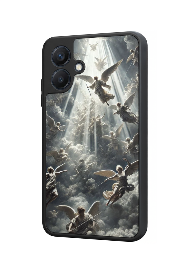 Samsung Galaxy A07 Uyumlu Melek Tasarımlı Glossy Premium Kılıf