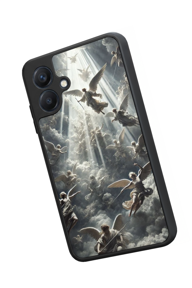 Samsung Galaxy A07 Uyumlu Melek Tasarımlı Glossy Premium Kılıf