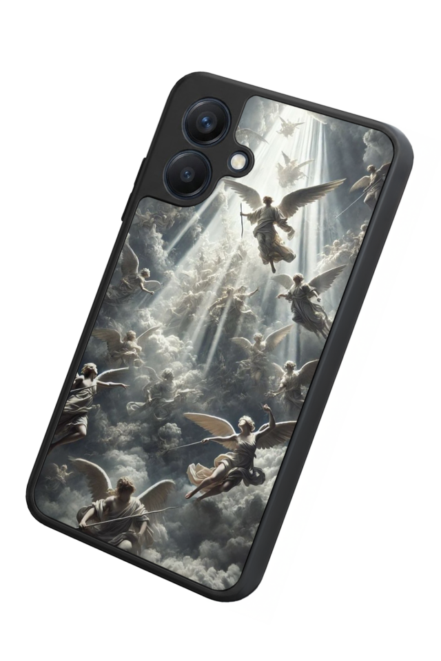 Samsung Galaxy A07 Uyumlu Melek Tasarımlı Glossy Premium Kılıf