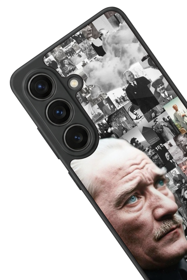 Samsung Galaxy S26 Uyumlu Mustafa Kemal Ataturk Tasarımlı Glossy Premium Kılıf
