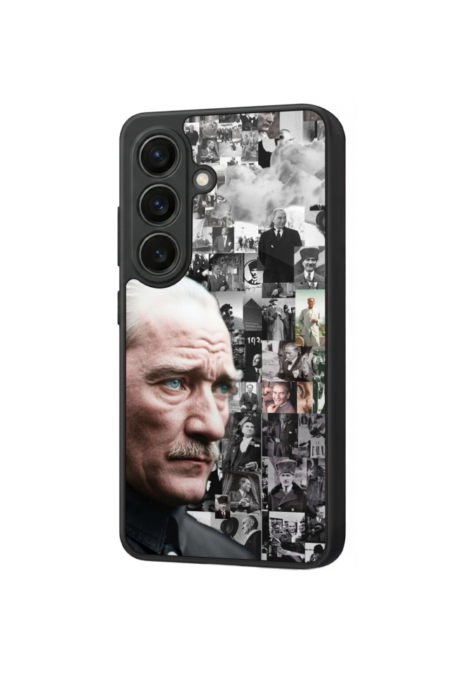 Samsung Galaxy S26 Uyumlu Mustafa Kemal Ataturk Tasarımlı Glossy Premium Kılıf