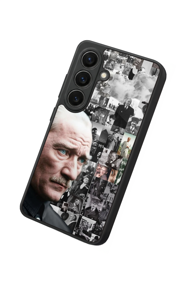 Samsung Galaxy S26 Uyumlu Mustafa Kemal Ataturk Tasarımlı Glossy Premium Kılıf