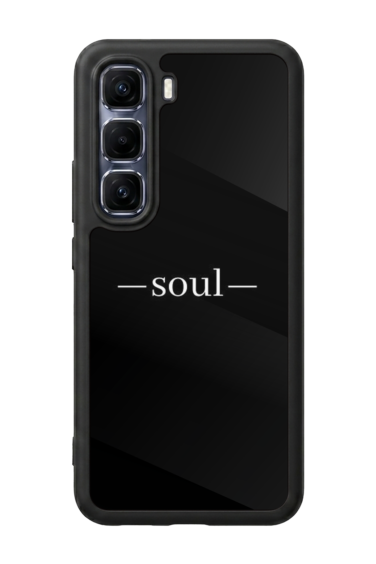 Infinix Hot 60 Pro Plus Uyumlu SOUL Tasarımlı Glossy Premium Kılıf