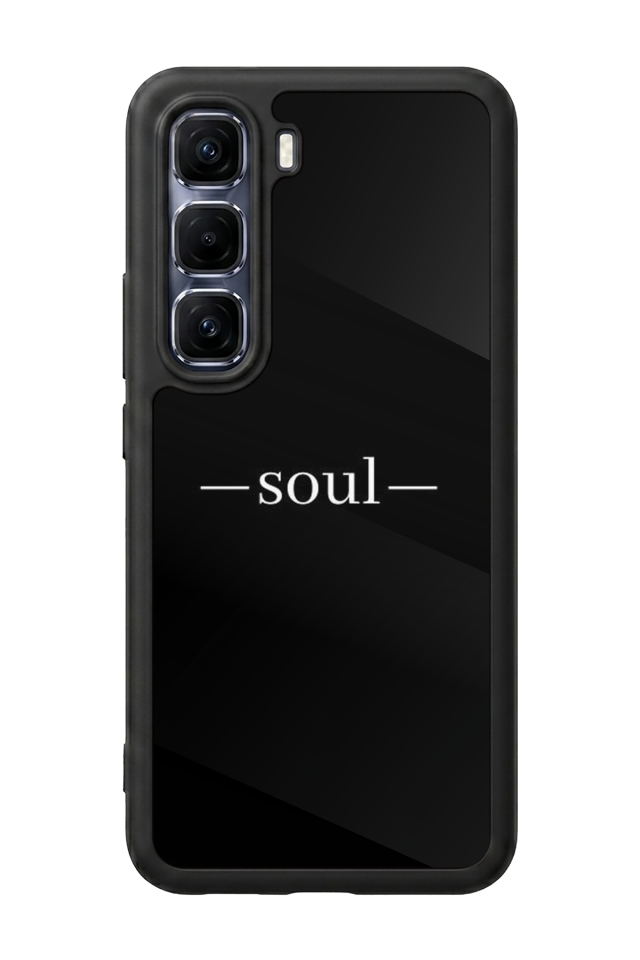 Infinix Hot 60 Pro Plus Uyumlu SOUL Tasarımlı Glossy Premium Kılıf