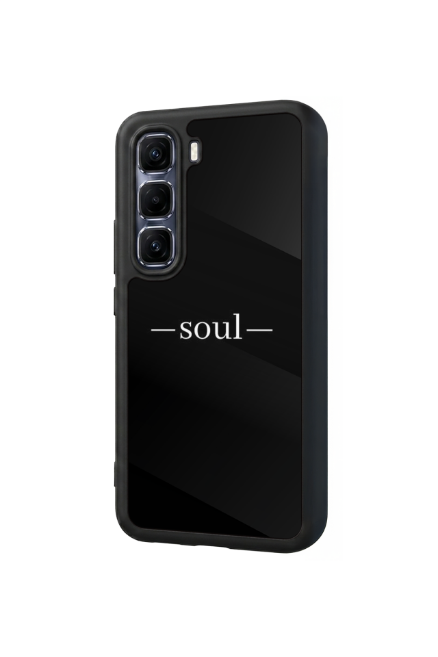 Infinix Hot 60 Pro Plus Uyumlu SOUL Tasarımlı Glossy Premium Kılıf