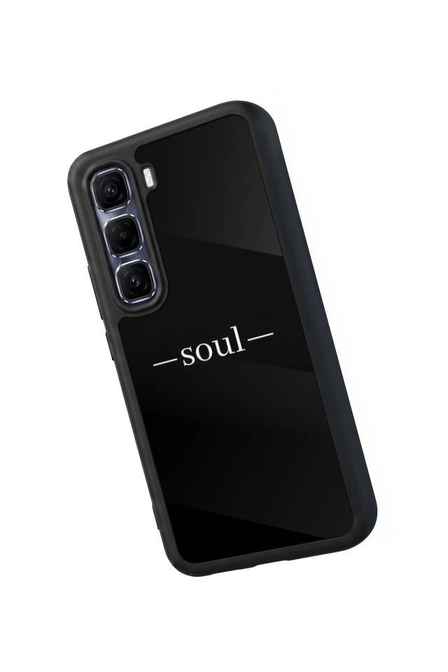 Infinix Hot 60 Pro Plus Uyumlu SOUL Tasarımlı Glossy Premium Kılıf