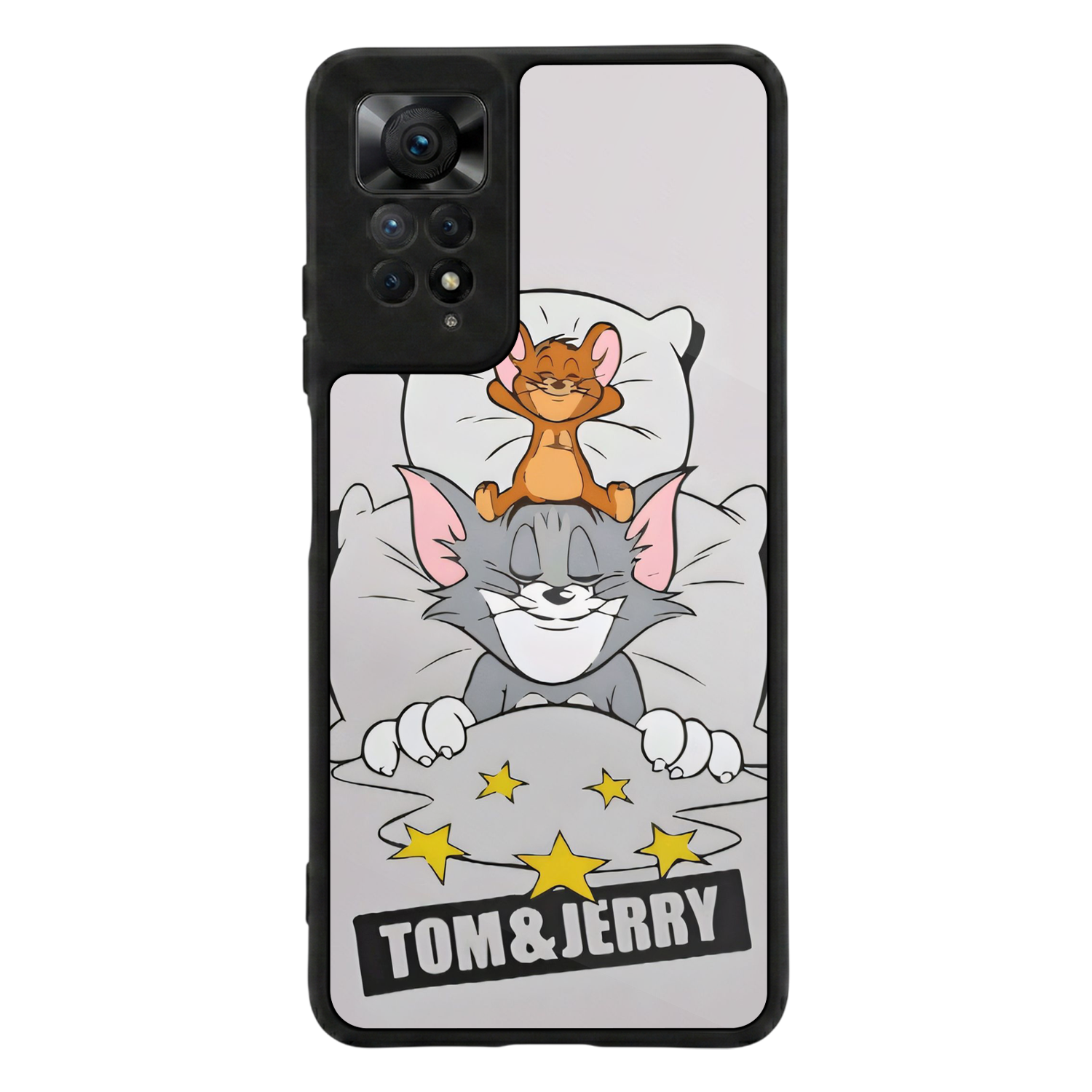 Xiaomi Redmi Note 11 Pro Uyumlu Tom And Jerry Tasarımlı Glossy Premium Kılıf