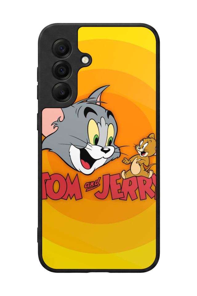 Samsung Galaxy A17 Uyumlu Tom And Jerry Tasarımlı Glossy Premium Kılıf