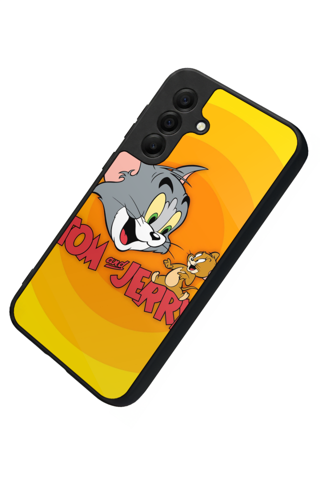 Samsung Galaxy A17 Uyumlu Tom And Jerry Tasarımlı Glossy Premium Kılıf