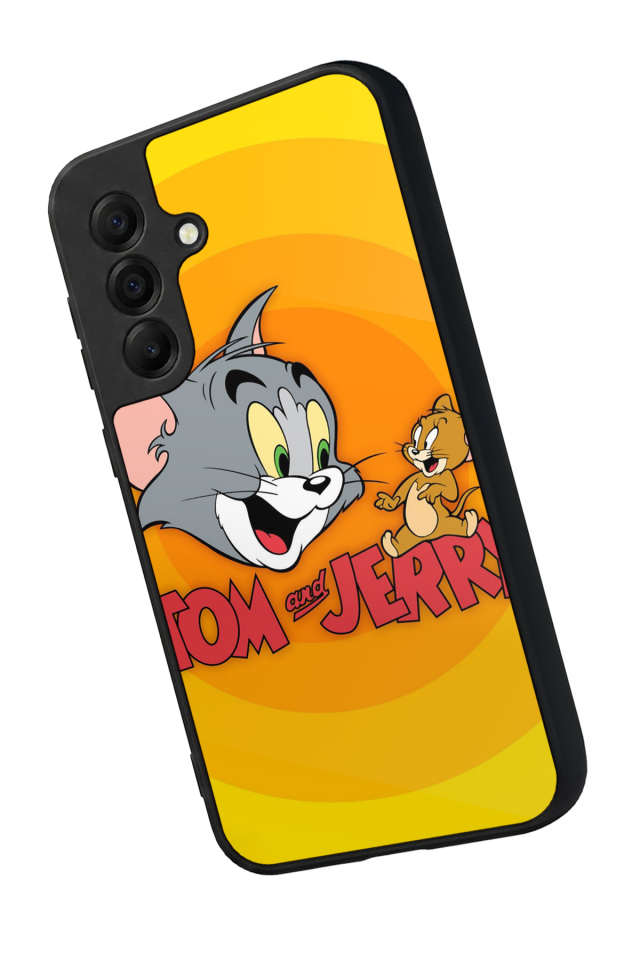 Samsung Galaxy A17 Uyumlu Tom And Jerry Tasarımlı Glossy Premium Kılıf