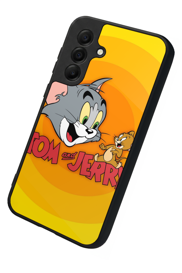 Samsung Galaxy A17 Uyumlu Tom And Jerry Tasarımlı Glossy Premium Kılıf