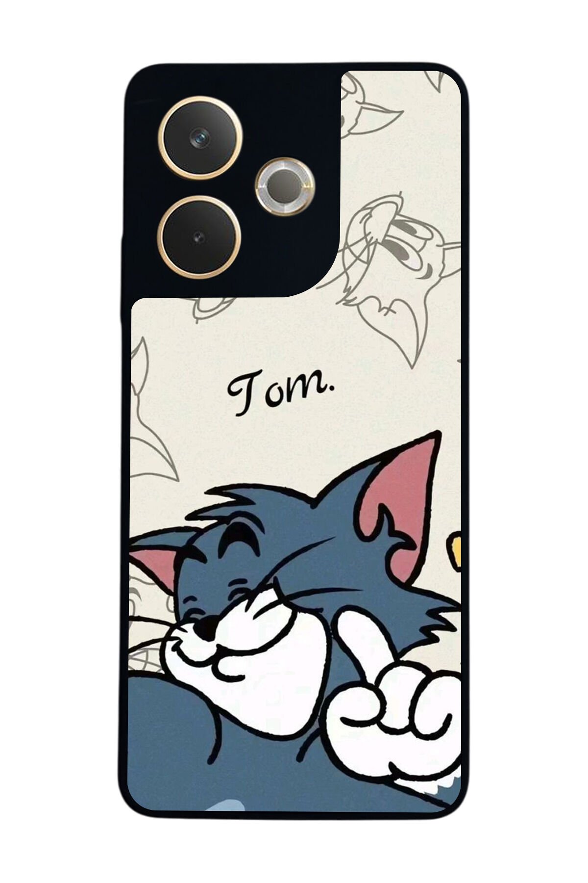 Oppo A5 Pro Uyumlu Tom And Jerry Tasarımlı Glossy Premium Kılıf