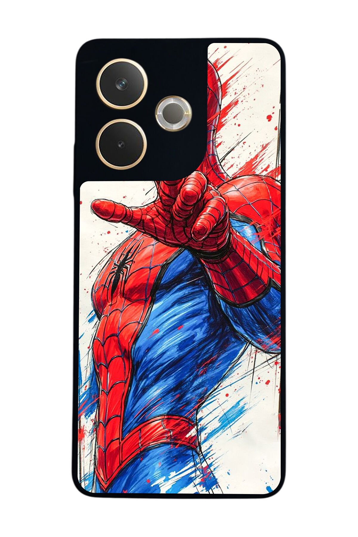 Oppo A5 Pro Uyumlu Spider Man ( Örümcek Adam ) Tasarımlı Glossy Premium Kılıf