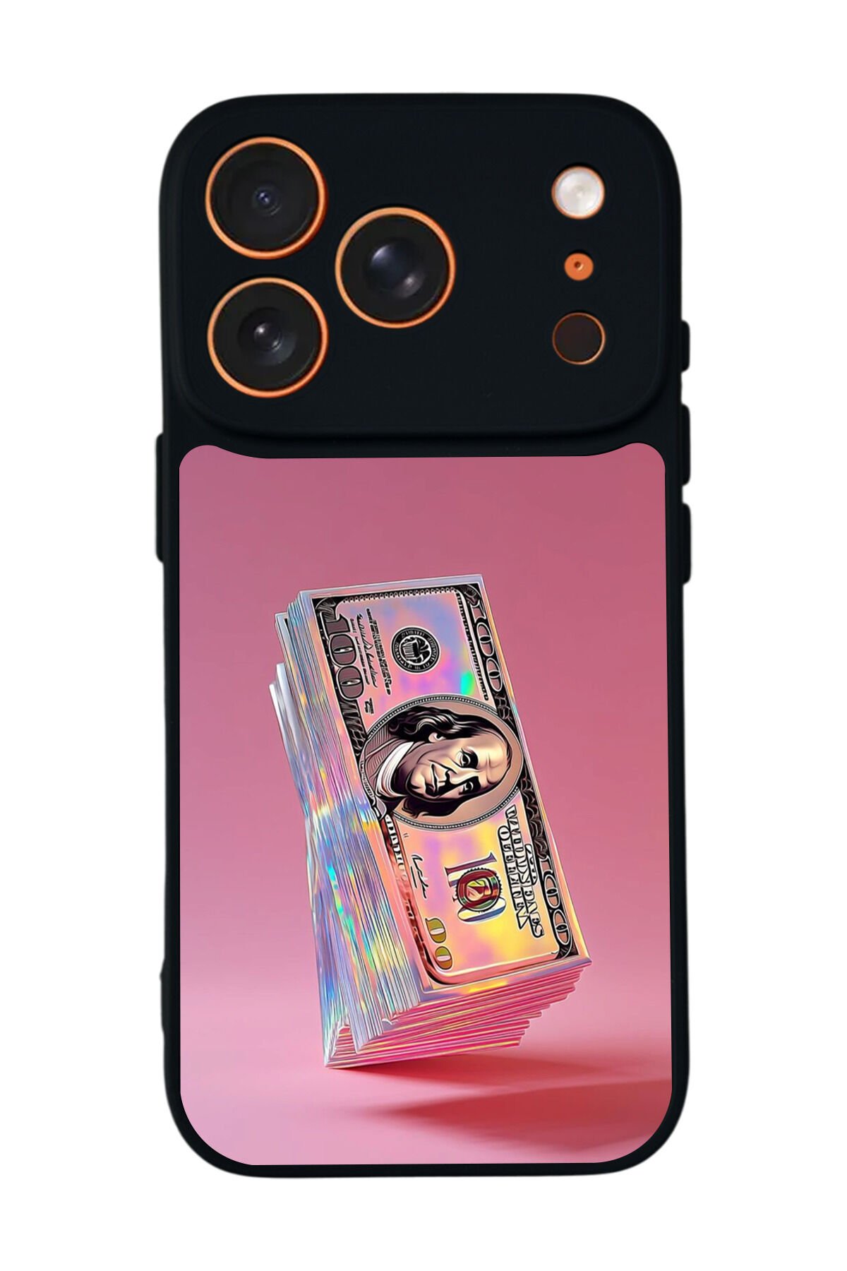 iPhone 17 Pro Uyumlu Money Para Tasarımlı Glossy Premium Kılıf