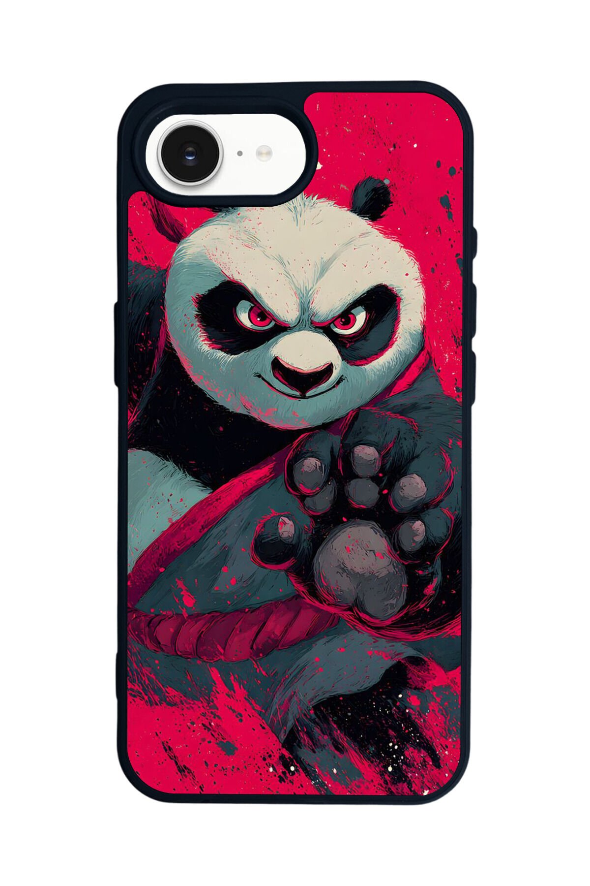 iPhone 16E Uyumlu Kung Fu Panda Tasarımlı Glossy Premium Kılıf