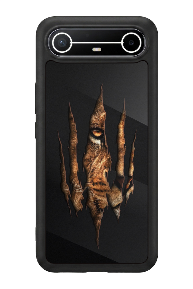 Tecno Spark Slim 5G Uyumlu Aslan Tasarımlı Glossy Premium Kılıf