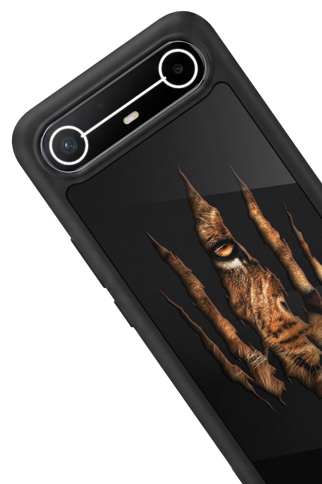 Tecno Spark Slim 5G Uyumlu Aslan Tasarımlı Glossy Premium Kılıf