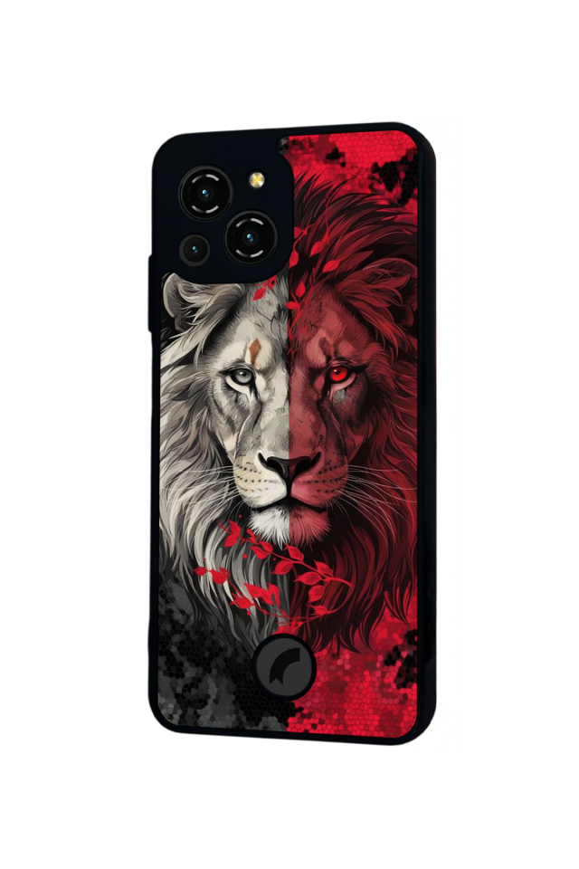 Reeder S23 Pro Max Uyumlu Aslan Tasarımlı Glossy Premium Kılıf
