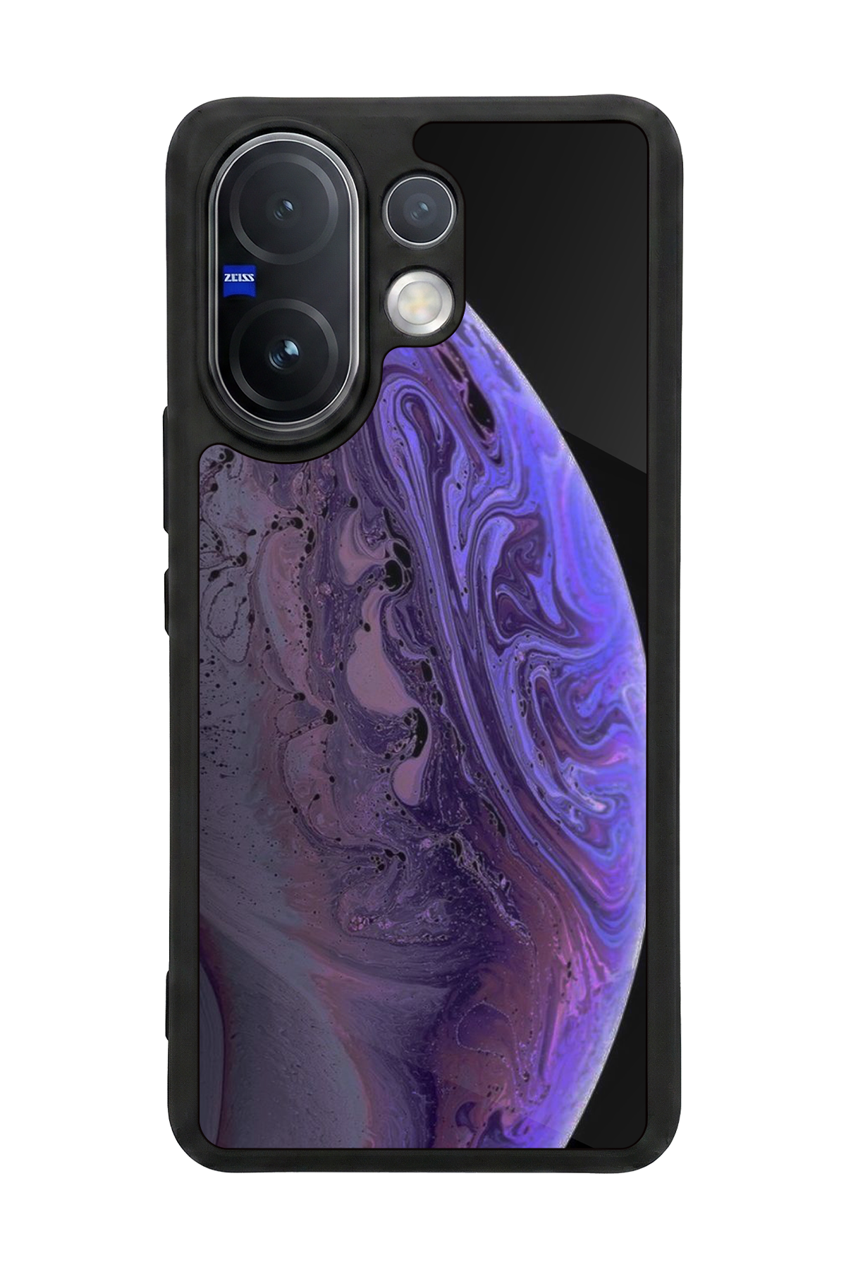 Vivo V60 Uyumlu Ay Tasarımlı Glossy Premium Kılıf