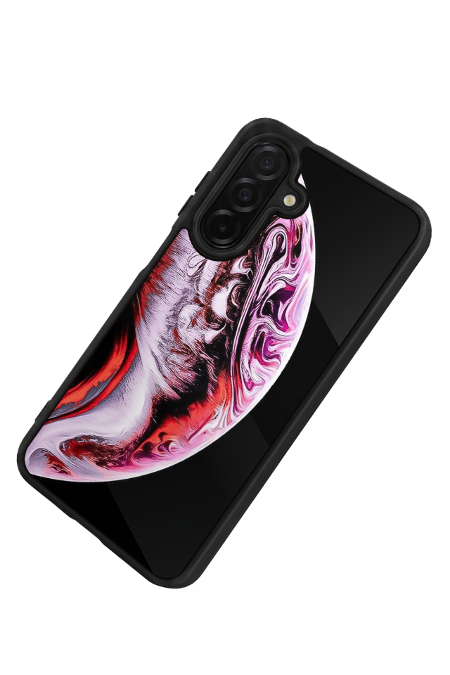 Samsung Galaxy A56 Uyumlu Ay Tasarımlı Glossy Premium Kılıf
