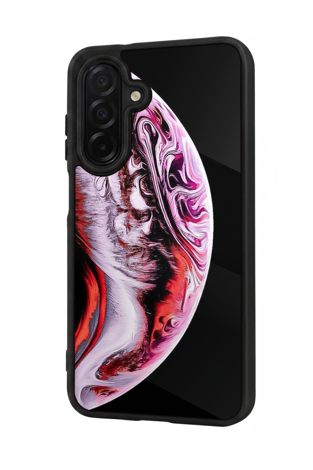 Samsung Galaxy A56 Uyumlu Ay Tasarımlı Glossy Premium Kılıf