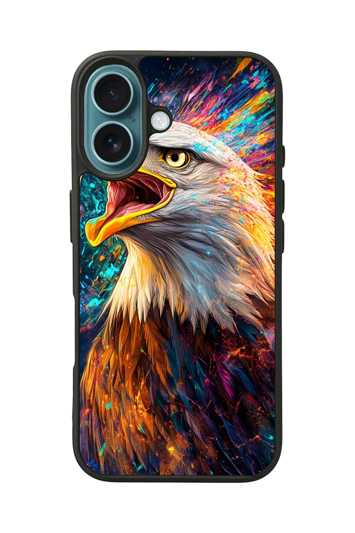 iPhone 16 Uyumlu Besiktas Tasarımlı Glossy Premium Kılıf