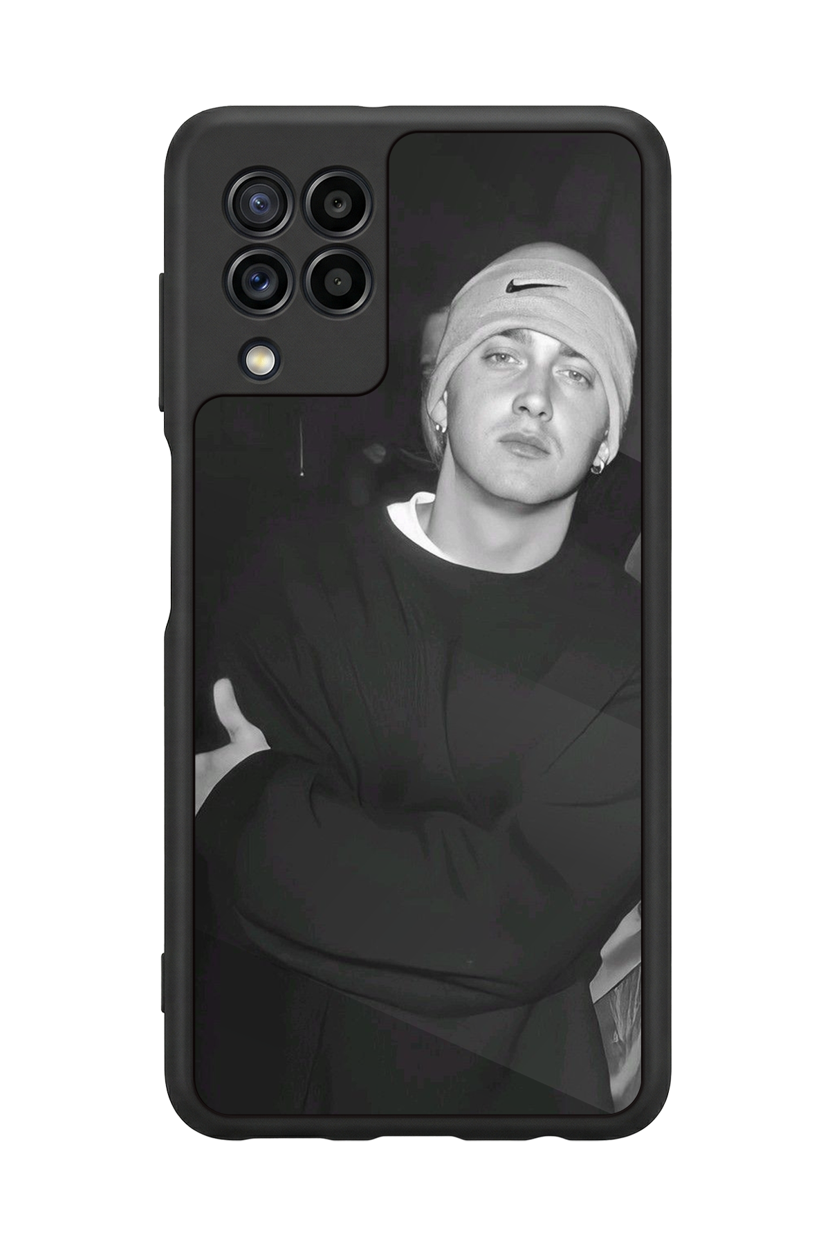 Samsung Galaxy M32 Uyumlu Eminem Tasarımlı Glossy Premium Kılıf