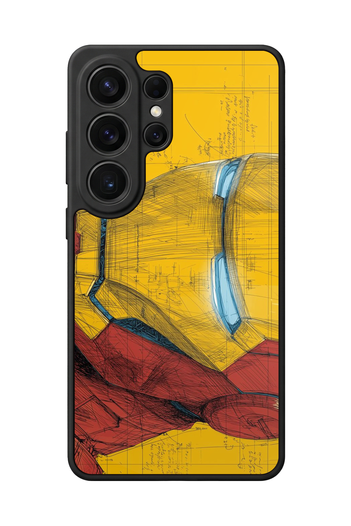 Samsung Galaxy S26 Ultra Uyumlu  Iron Man ( Demir Adam ) Tasarımlı Glossy Premium Kılıf