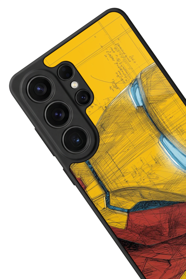 Samsung Galaxy S26 Ultra Uyumlu  Iron Man ( Demir Adam ) Tasarımlı Glossy Premium Kılıf