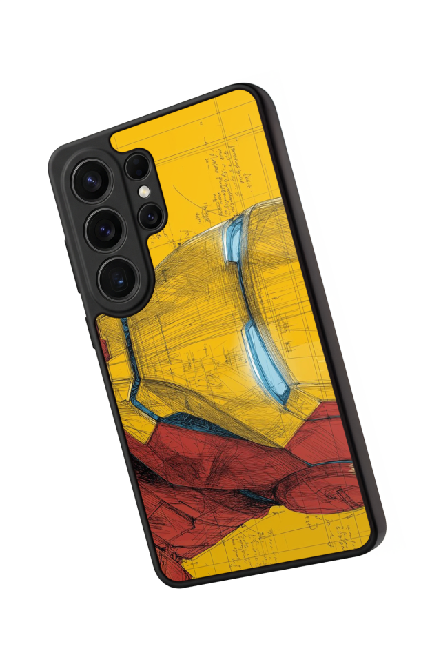 Samsung Galaxy S26 Ultra Uyumlu  Iron Man ( Demir Adam ) Tasarımlı Glossy Premium Kılıf