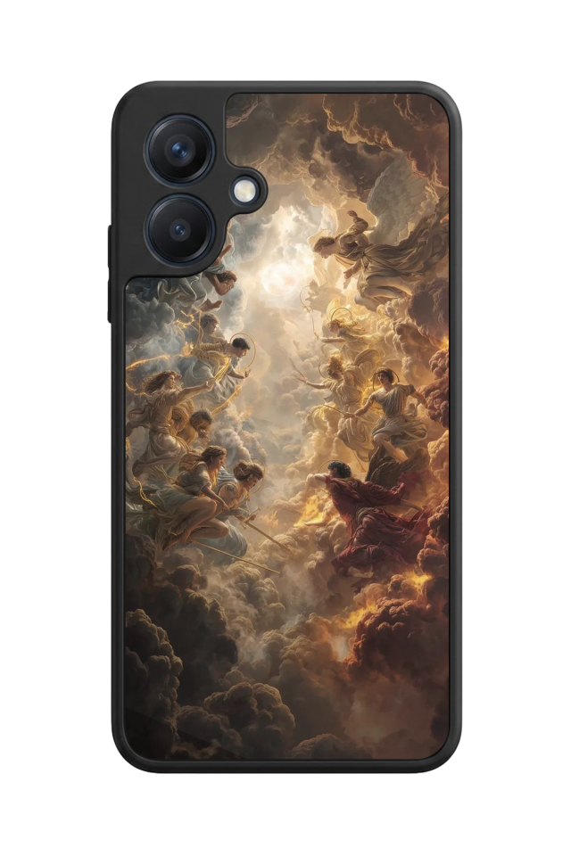 Samsung Galaxy A07 Uyumlu Melek Tasarımlı Glossy Premium Kılıf