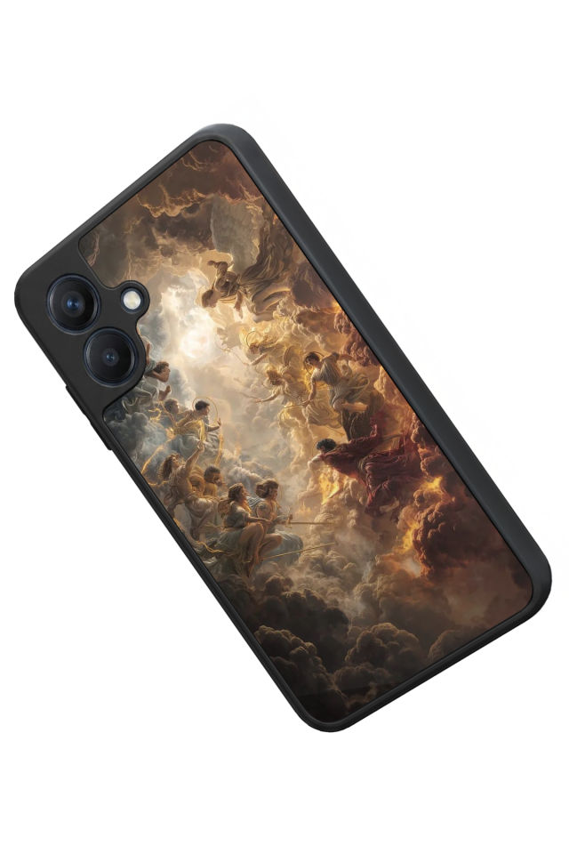 Samsung Galaxy A07 Uyumlu Melek Tasarımlı Glossy Premium Kılıf