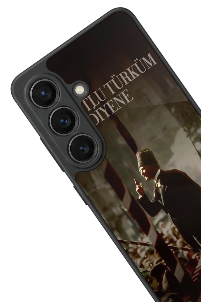 Samsung Galaxy S26 Uyumlu Mustafa Kemal Ataturk Tasarımlı Glossy Premium Kılıf