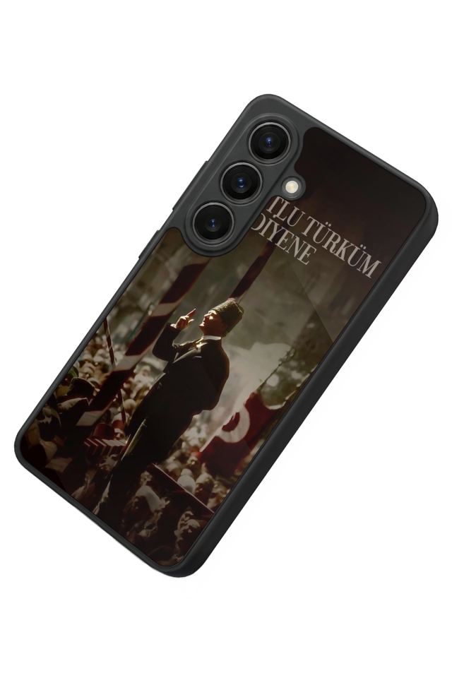 Samsung Galaxy S26 Uyumlu Mustafa Kemal Ataturk Tasarımlı Glossy Premium Kılıf