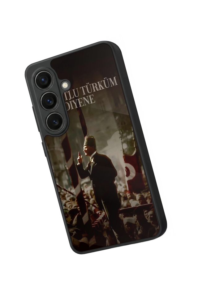 Samsung Galaxy S26 Uyumlu Mustafa Kemal Ataturk Tasarımlı Glossy Premium Kılıf