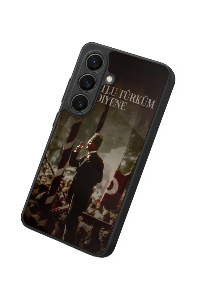 Samsung Galaxy S26 Uyumlu Mustafa Kemal Ataturk Tasarımlı Glossy Premium Kılıf