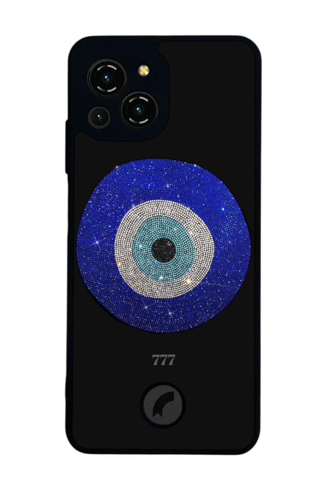 Reeder S23 Pro Max Uyumlu Nazar Tasarımlı Glossy Premium Kılıf