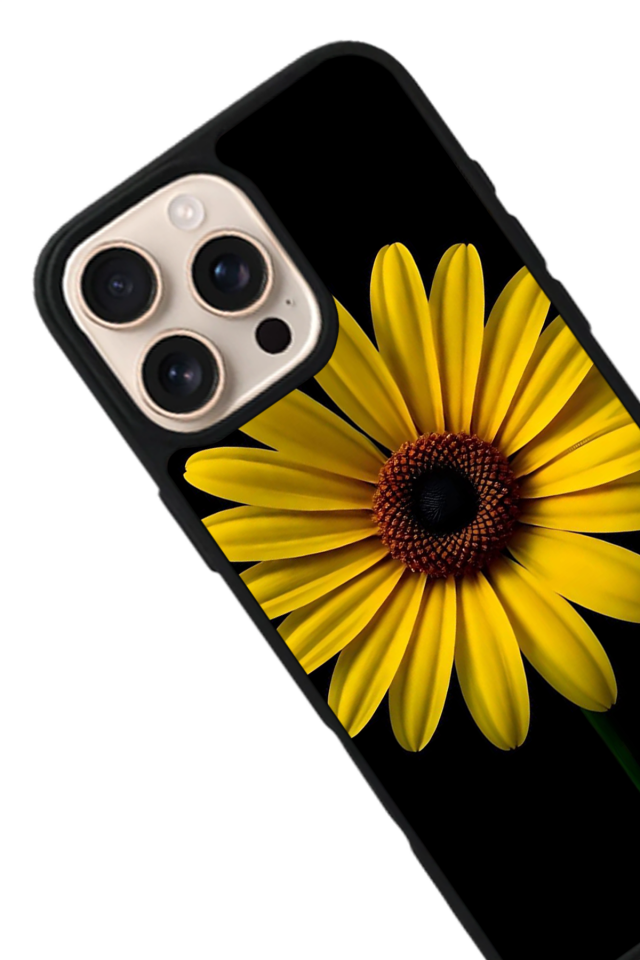 iPhone 14 Pro Max Uyumlu Papatya Tasarımlı Glossy Premium Kılıf