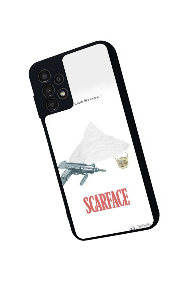 Samsung Galaxy A23 Uyumlu Scarface Tasarımlı Glossy Premium Kılıf