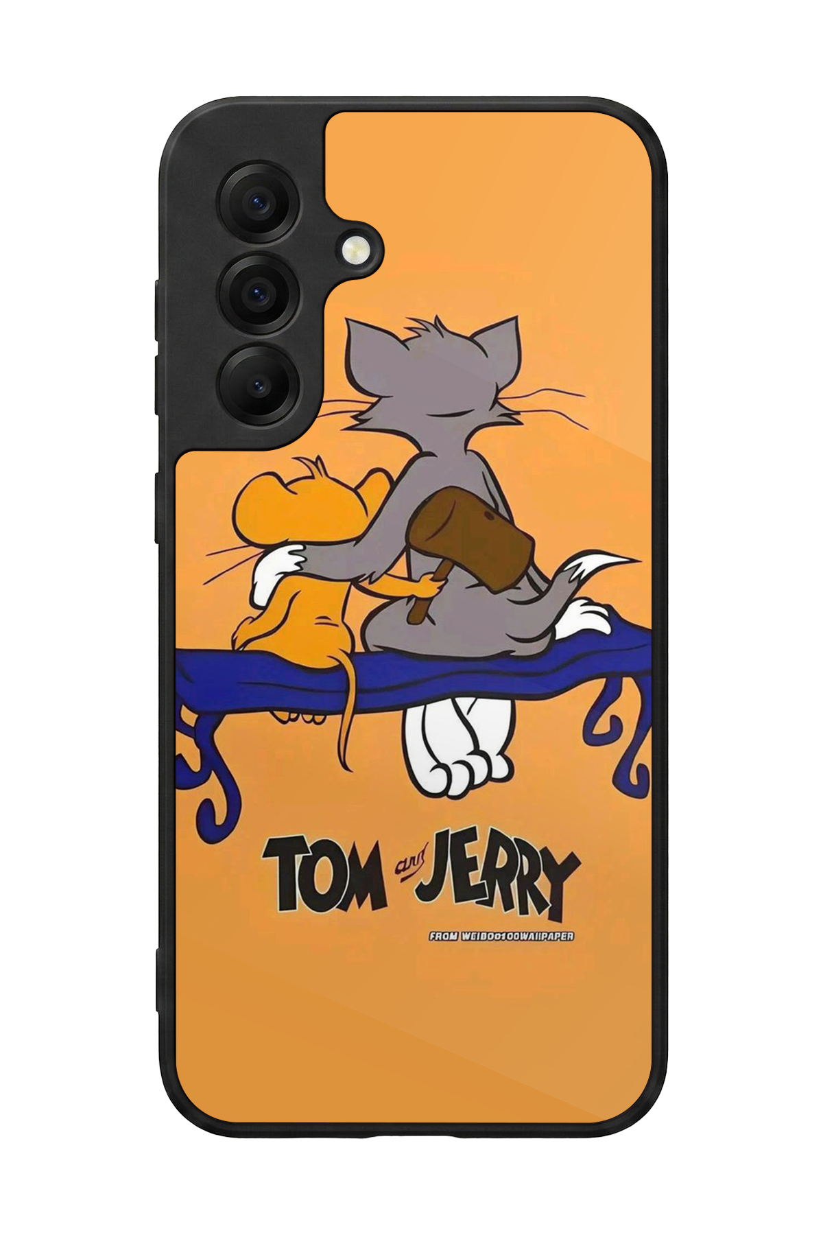 Samsung Galaxy A17 Uyumlu Tom And Jerry Tasarımlı Glossy Premium Kılıf