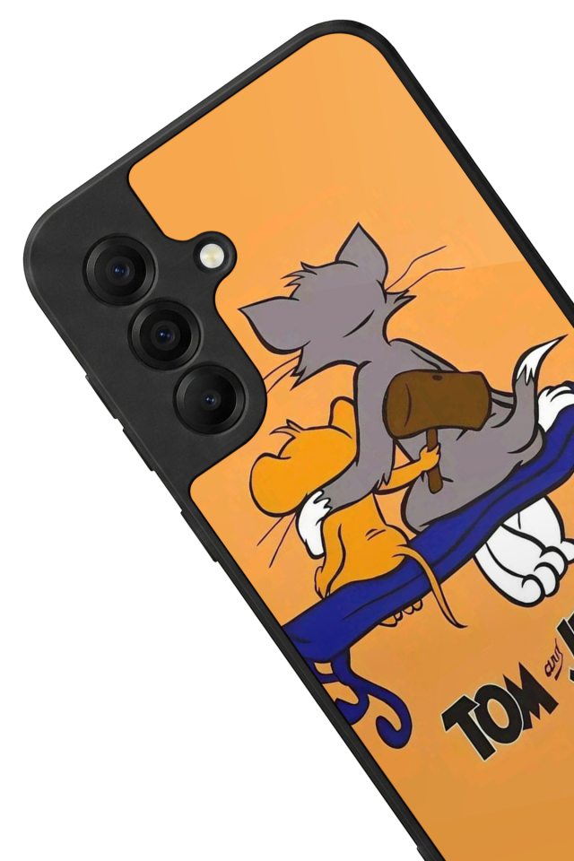 Samsung Galaxy A17 Uyumlu Tom And Jerry Tasarımlı Glossy Premium Kılıf
