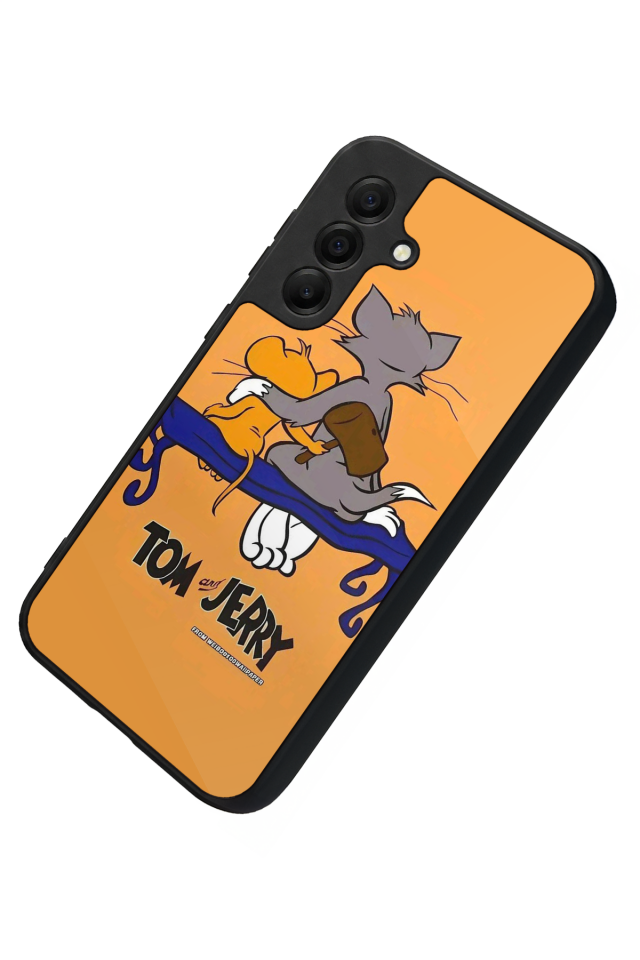 Samsung Galaxy A17 Uyumlu Tom And Jerry Tasarımlı Glossy Premium Kılıf