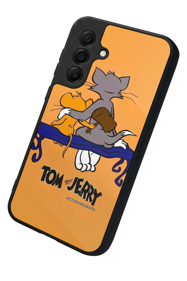 Samsung Galaxy A17 Uyumlu Tom And Jerry Tasarımlı Glossy Premium Kılıf