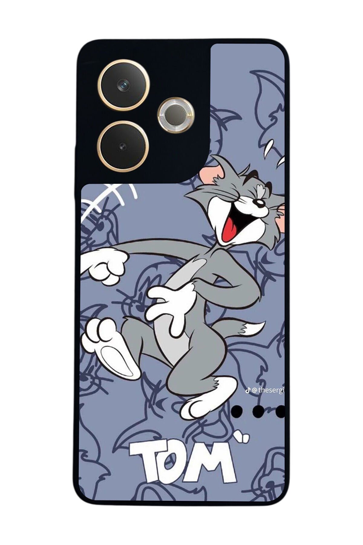 Oppo A5 Pro Uyumlu Tom And Jerry Tasarımlı Glossy Premium Kılıf