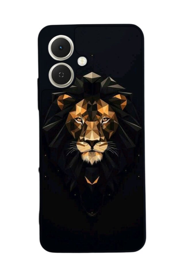 Tecno Spark GO 2 Uyumlu Aslan Tasarımlı Glossy Premium Kılıf