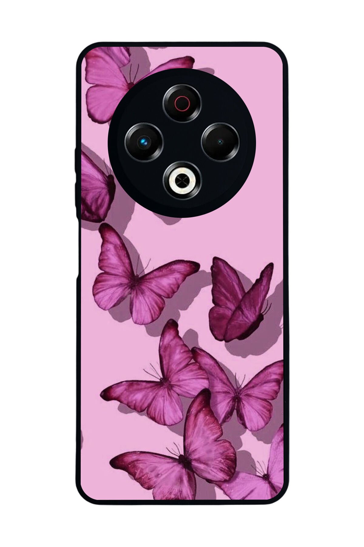 Tecno Spark 30 Uyumlu Kelebek Tasarımlı Glossy Premium Kılıf