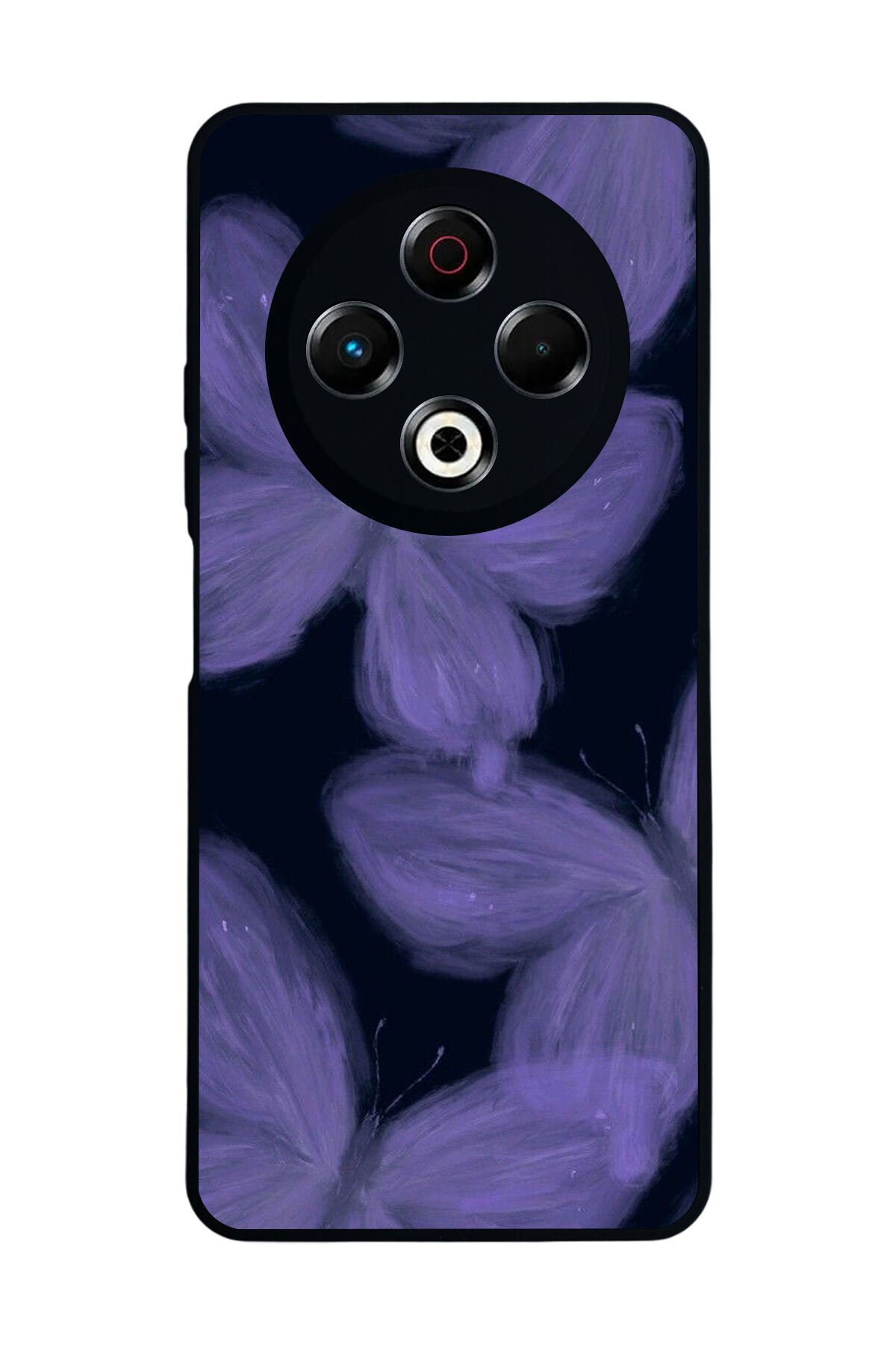 Tecno Spark 30 Uyumlu Kelebek Tasarımlı Glossy Premium Kılıf